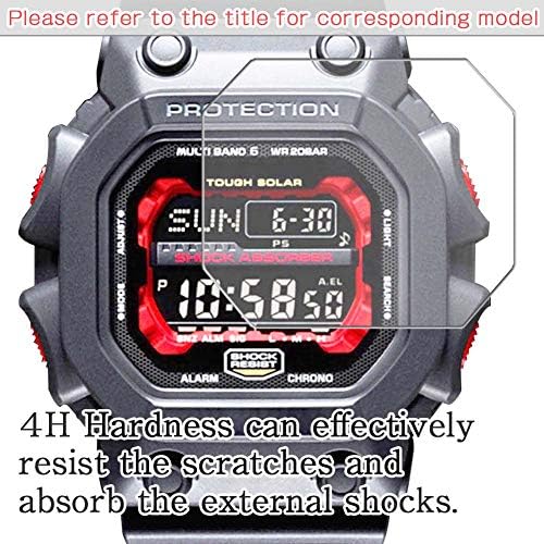 סרט מגן מסך Puccy 3 Pack, תואם ל- Casio G-Shock G-Lide GWX-5700CS סדרה -1JF GWX5700CS-1JF TPU Guard for Smart