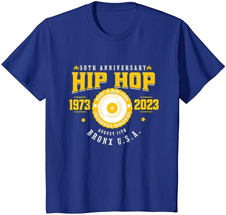 היפ הופ מוסיקה 50 יום השנה מוסיקאי יום הולדת נולד יום חולצה