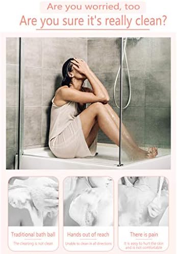 Momfei Back Scrubber למקלחת, 2021 מברשת גוף של אמבטיה מעודכנת של סיליקון, מכונת כביסה קלה לניקוי פילינג יותר היגיינה