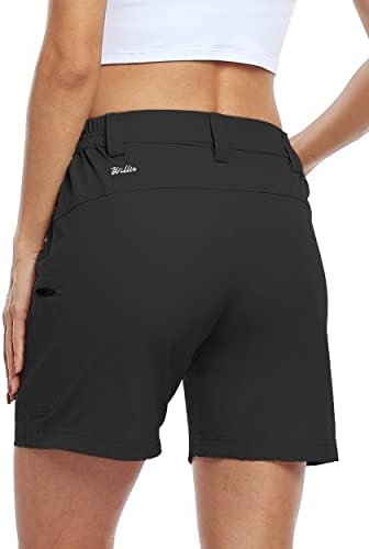 וויליט נשים של טיולים מכנסיים קצרים מטען למתוח גולף פעיל מכנסיים קצרים חיצוני קיץ מכנסיים קצרים עם כיסים מים עמיד