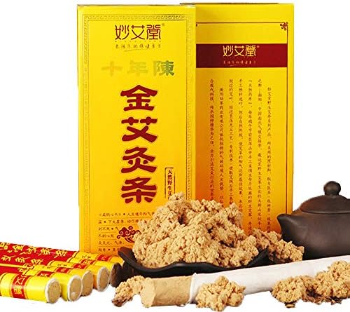 10 יח ' קופסא סיני מסורתי מוקסה מקל מוקסה קונוס 10 שנים טבעי לענה גוף נקודת דיקור עיסוי בריאות