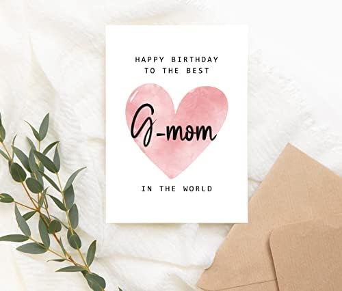 יום הולדת שמח הטוב ביותר ג 'י-אמא בעולם כרטיס-ג' י-אמא יום הולדת כרטיס-ג ' י-אמא כרטיס-אמא של יום