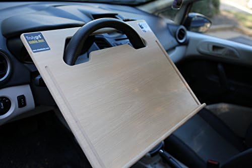 שולחן גלגלים לרכב-ספר אלקטרוני בגודל מנהלים ושולחן רכב פנקס רשימות-משרד נייד - שולחן ניתן להרכבה על ההגה-שולחן