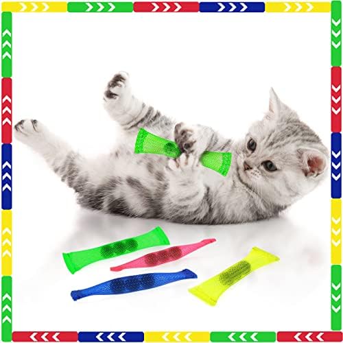 12 חבילה מכרסמים חתול צעצוע חתול צינור צעצוע מצחיק חתול צעצוע חתול חתלתול צינורות צעצוע 36 חבילה אינטראקטיבי