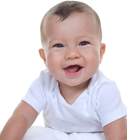תינוק ללא שרוולים חבילה של 6 גופיות כותנה חולצות, קצר שרוול טיז 0-24 חודשים בנים, בנות, יוניסקס