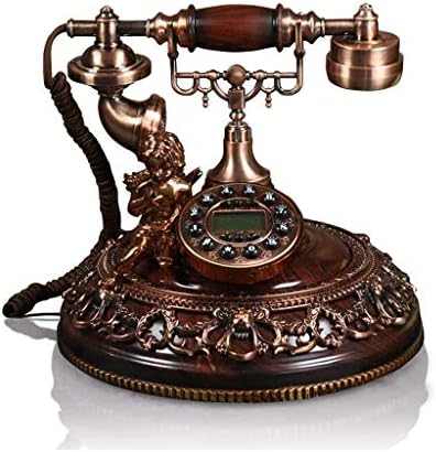 טלפון עתיק וולנוטה, טלפון וינטג 'דיגיטלי קבוע קלאסי קלאסי רטרו קווי טלפון חוט עם אוזניות תלויות לעיצוב משרד