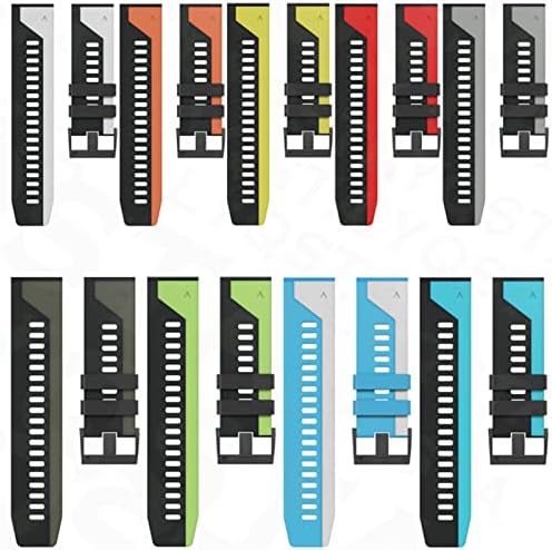 Bedcy 22 26 ממ QuickFit Strap Band For Garmin Fenix ​​6 6x Pro 5x 5 Plus 3HR 935 945 S60 Smartwatch Band צמיד צמיד