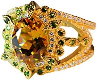 עקצוץ אלכסנדריט טבעות תכשיטים לנשים דיאספור צבע שינוי פנינה אירוסין טבעת סטרלינג כסף טבעת