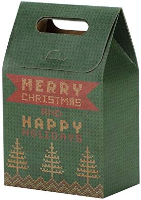 10 יחידות חג המולד לטפל שקיות המפלגה לטובת נייר שקיות לשימוש חוזר סוכריות שקיות חג המולד גודי גלישת