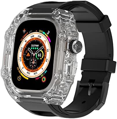 Maalya for Apple Watch Ultra 49 ממ להקה סדרה 8 7 6 5 4 SE צמיד רצועת צמיד שעון שעון מוט ערכה מחוספסת