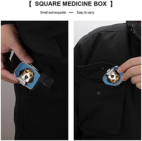 גלולת ארגונית תיבת חמוד כלב גלולת מיכל נייד יומי גלולת מקרה מחזיק רפואת תיבת אחסון 2. 2 * 1.6 אינץ