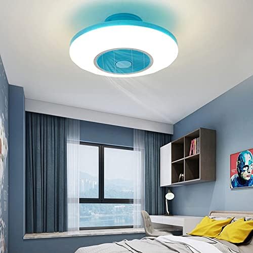איבאלודי נורית תקרה לעומק שלוש צבעים עם מאוורר מאוורר תקרה פרופיל נמוך עם אור LED 3 אורות מאוורר