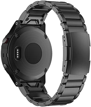 IRJFP 22 26 ממ צמיד צפייה בסגסוגת סגסוגת תואם עבור Garmin Fenix ​​5 5x Plus 6 6 Pro 945 מהיר לשחרור רצועה חכמה