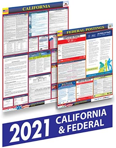 OSHA4 ללא 2019 פוסטרים לחוק העבודה בקליפורניה
