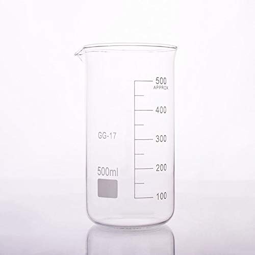 מעבדת גברים הרים 3 יחידות 500 מל כוס זכוכית בצורה גבוהה למעבדה מעבדת מעבדה מעבדה במדידת חינוך מעובה