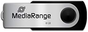 Mediarange MR908 Flexi USB Stick 8GB 15MB/S USB 2.0 SILVER BLACK