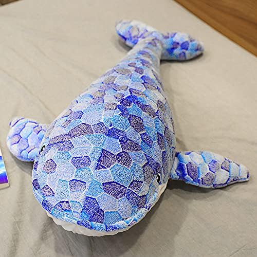 ג ' וסון רך כחול לווייתן בפלאש צעצוע, גדול כחול לווייתן קטיפה כרית, כיף מתנות עבור אמיץ בנים ובנות חדר כחול