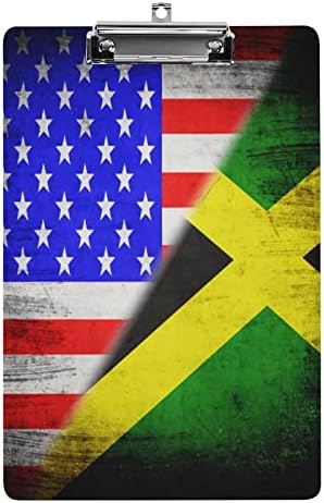 דגלים של ארה ב וג ' מייקה קשה פלסטיק לוח לוח קשיח אקריליק לוחות עם נמוך פרופיל קליפ סטנדרטי 4 מכתב גודל