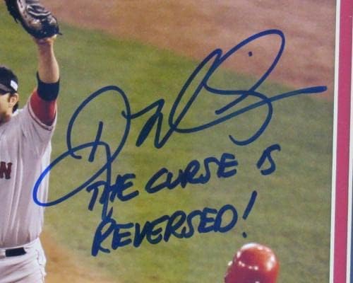 Doug Mientkiewicz חתום על חתימה אוטומטית ממוסגרת 8x10 2004 תצלום סדרה עולמית w/i - תמונות MLB עם