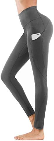 מכנסי יוגה במותניים גבוהות של Lingswallow - מכנסי יוגה עם כיסים בקרת בטן, 4 דרכים אימון המריץ חותלות