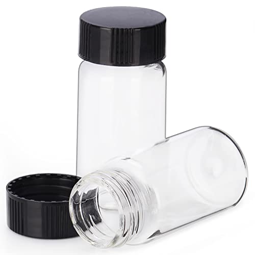 בקבוקוני דגימת זכוכית ברורה של DB11 פונצ'ם עם כובע, בקבוקוני מעבדות דגימת נוזל זכוכית ריקה שקופה בתפזורת