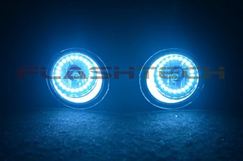 FlashTech Xenon הבהיר ביותר LED הילה טבעת ערפל ערפל ערפל לאינפיניטי FX37 13-17