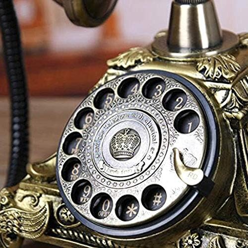 טלפון עתיק של וולנוטה, חיקוי שרף נחושת רטרו רטרו מחוגה רוטרית מיושנת