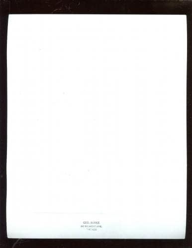 וינטג 'מקורי של ג'ורג' בורק צילום ת'ורנטון לי ווייט סוקס חתימה הולוגרמה - תמונות MLB עם חתימה