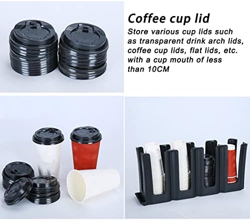 4 רשתות מתקן כוס, נייר כוס אחסון מתלה, חד פעמי נייר מחזיק כוס קפה כוס ארגונית עבור קפה חלב תה חנות מסעדה