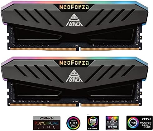 Neo Forza Mars 64GB 288-PIN DDR4 3600 RGB SDRAM דגם זיכרון שולחן עבודה NMGD432F82-3601DF20