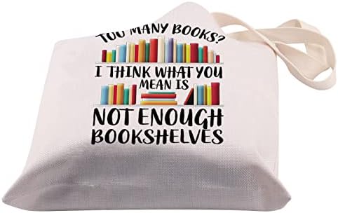 ספר מאהב תיק לנשים תולעת ספרים ספרן מתנת ספר מועדון קריאת מאהב לשימוש חוזר כתף תיק מצחיק ספריית מתנה