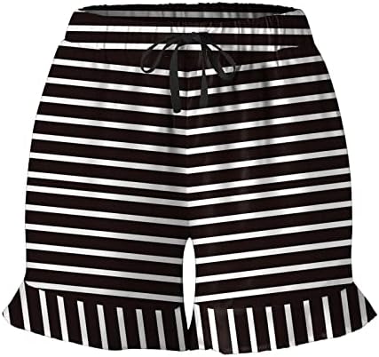 אימון מכנסיים קצרים נשים חבילת נשים מקרית קיץ כושר מכנסיים מקרית שרוך מכנסיים קצרים אלסטי מותניים מכנסיים