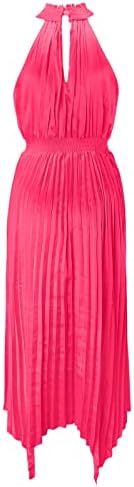 נדנדה שמלות נשים מקרית שרוולים קיץ שמלות 2023 אביב צווארון עגול טלאים בוהו פרחוני לפרוע שמלות ב