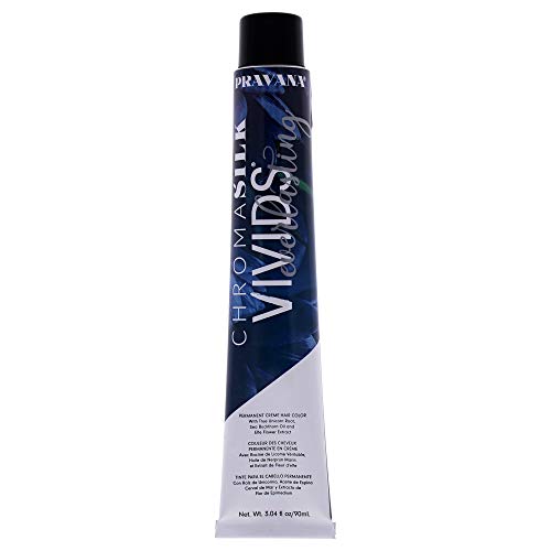 פרוואנה כרומסילק ויווידס נצחי קבוע-צבע שיער יוניסקס כחול מכשף, 3.04 פל אונקיות