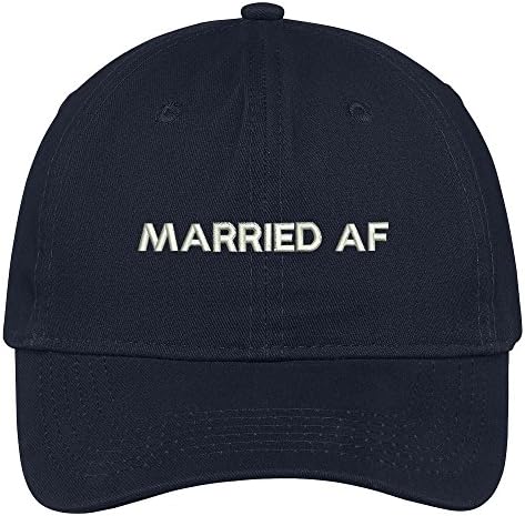 חנות הלבשה אופנתית נשואה AF כתר רך רקום כובע כותנה מוברש