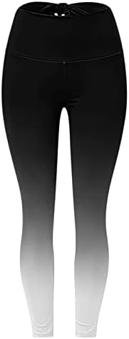 מכנסי יוגה נשים מדפיסים מותניים גבוהים מתיחה כושר שטרטסי ספורט מתעמל על חותלות קת מרים פיתול מכנס