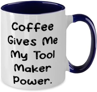 יפה כלי יצרנית שני טון 11 עוז ספל, קפה נותן לי שלי כלי יצרנית כוח, נחמד מתנות לחברים, חג מתנות