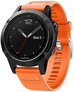 GHFHSG Sport Silicone Watchband רצועת כף היד עבור Garmin Fenix ​​6x 6S Pro 5x 5S 5S Plus 3 3HR