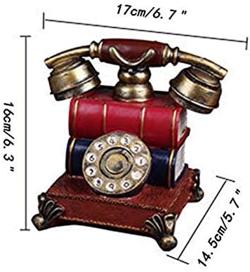 Ganfanren Piggy Bank Purtable Props Props קישוט סימולציה של רטרו וינטג 'עתיק ספר ישן