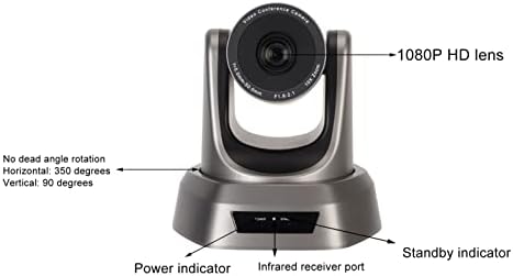 מצלמת Botegra USB PTZ, עדשת סיבוב HD 1080P מיקום מקדים פגישה מצלמה 3 שיטות התקנה 10x זום אופטי