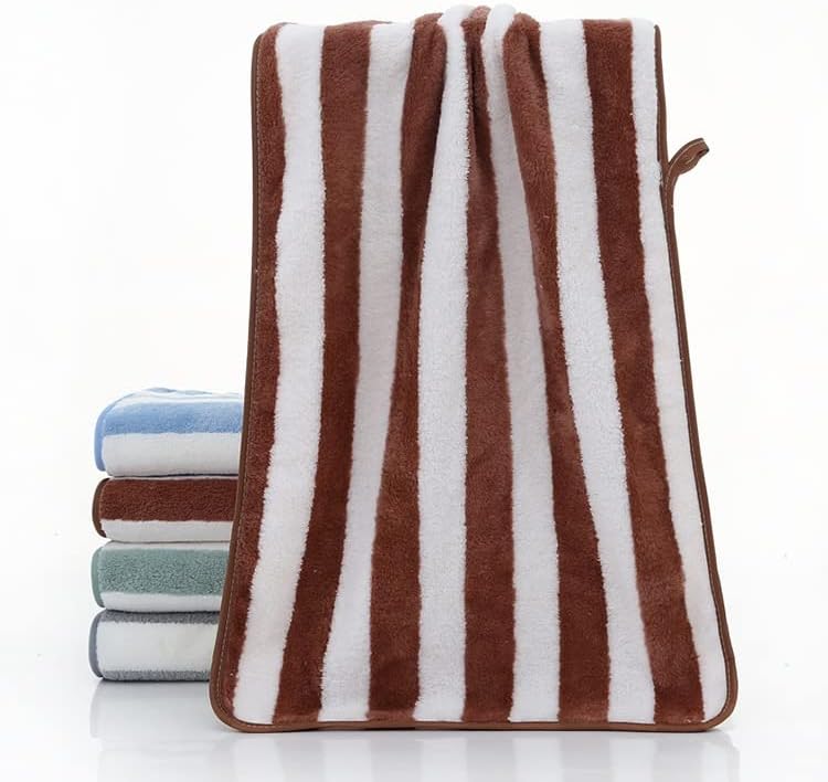 Geltdn Microfiber Stripe מגבת ציוד למלונות למקלחת אמבטיה מגבת מגבת מגבת מגבת 3 יחידות/סט