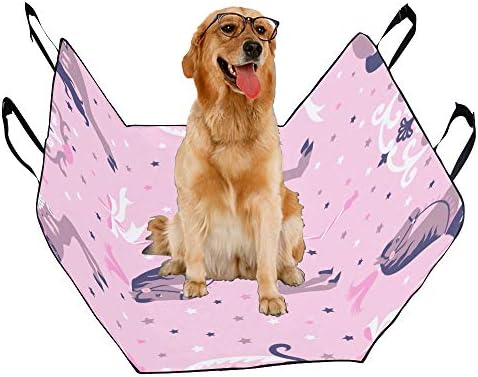 כלב מושב כיסוי מותאם אישית סוס בעלי החיים יד נמשך צבע הדפסת רכב מושב מכסה לכלבים עמיד למים
