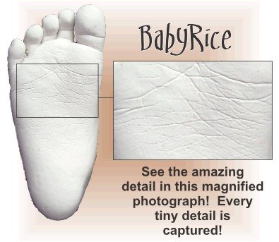 ערכת יציקת תינוק חדשה לתינוק עם 6 על 5 אפקט אשור מסגרת תצוגת קופסא 3 ד ' / הר שחור / גיבוי