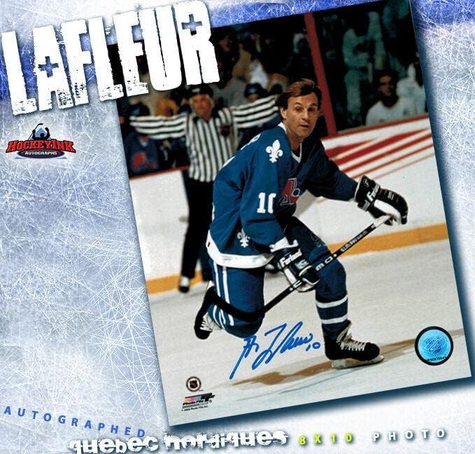 גיא לאפלור חתום על קוויבק נורדיקס 8x10 צילום -70224 - תמונות NHL עם חתימה