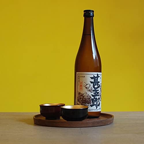 כוס לכה מסורתית יפנית לתה וסאקה, זהב אדום X, מיוצר בקיוטו, יפן