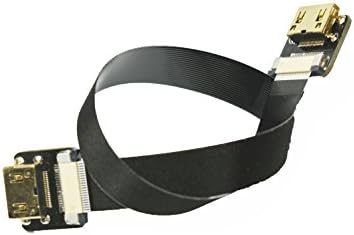 שחור FPV HDMI כבל מיני HDMI נקבה מיני HDMI סוג C למיני HDMI נקבה לנקבה ללא מברשת גימבל אחיזה GIMBAL DSRL
