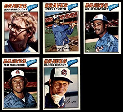 1977 צוות O-Pee-Chee Atlanta Braves SET ATLANTA BRAVES EX/MT Braves