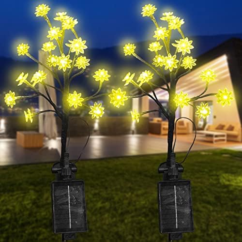 Originalsourcation אורות חיצוניים סולאריים עיצוב סולארי עיצוב נוף אטום למים אורות פרחים סולאריים אורות עץ