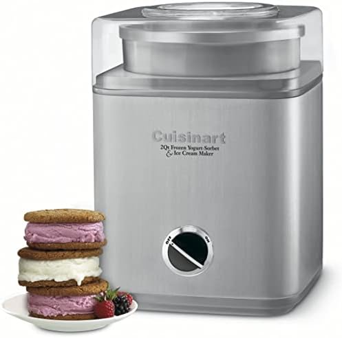 מכונת גלידת מטבח, גלידה ומכונת יוגורט קפוא, 2-קו. קערת מקפיא מבודדת כפולה, כסף, קרח30ב לפני הספירה