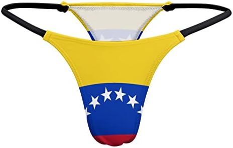 דגל Venezuela דגל G-String לנשים מיתרים חוטיני חוטיני תחתונים תחתונים תחתונים